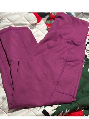 Ideology Magenta Active Leggings with Side Pocket